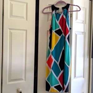 Worthington Dress /Abstract Print Mini Tank Top